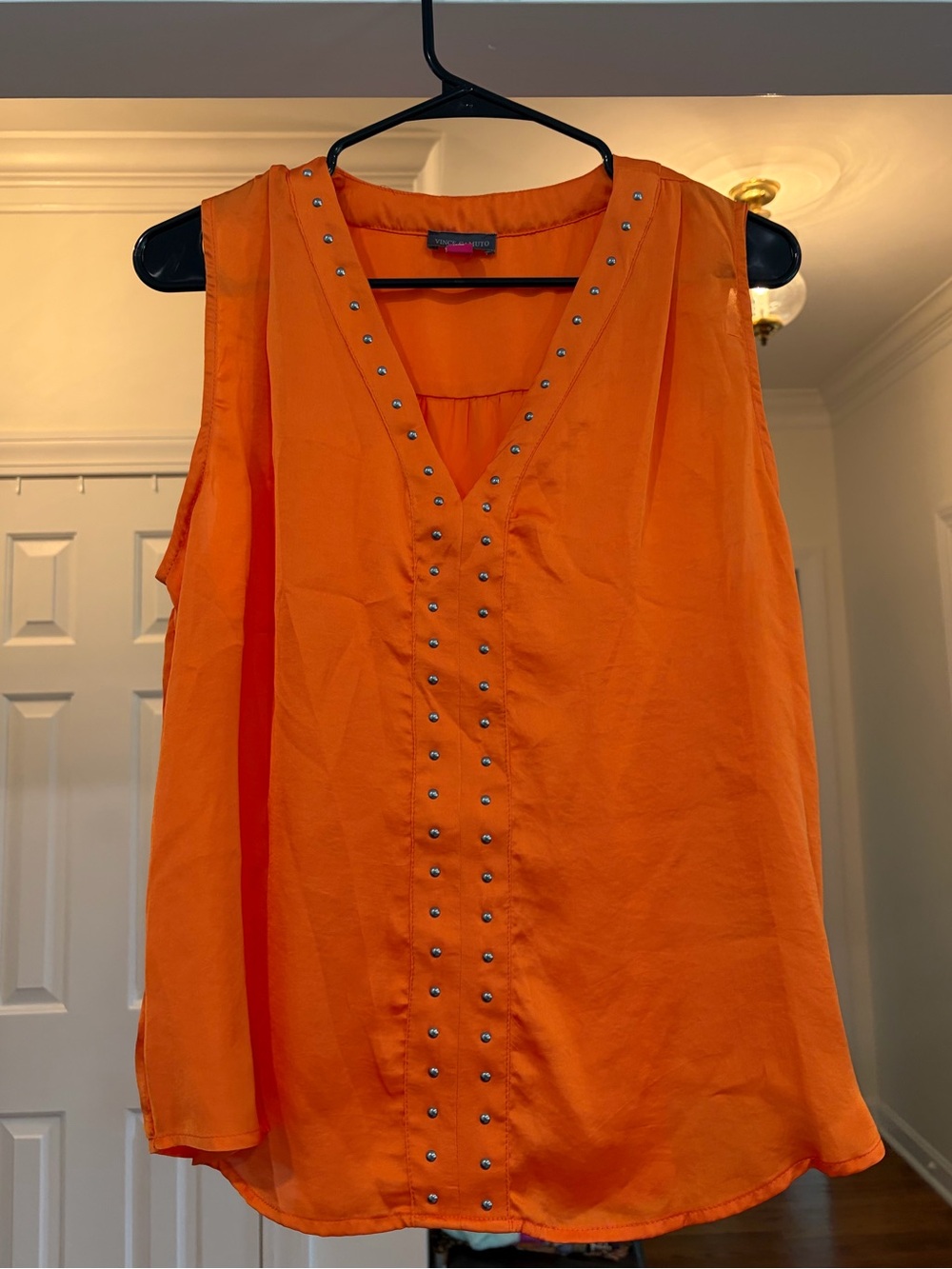 Sleeveless Orange blouse